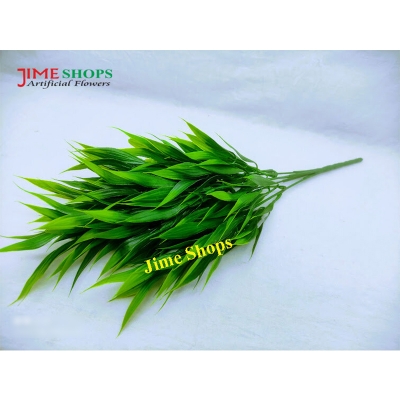 Picture of Artificial Grass Leaves 1 Stick 14inc long - Home Decoration Item - artificial flower (Grass Type 1)