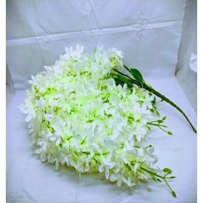 Picture of Wall Hanging Or Artificial Hanging Tob Gajra Flower-24 inc Long & 4 Lota (White Gajra 4 lota)