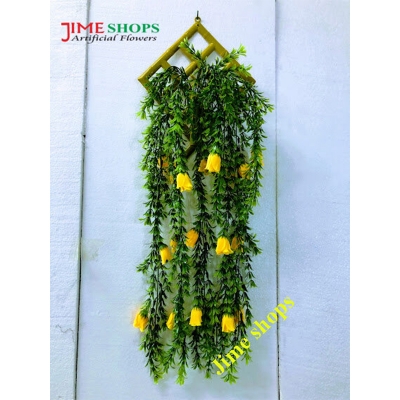 Picture of Wall Hanging Or Artificial Hanging Tob Grass With Flower-30Inc Long & 8 Lota - Home Decoration Item (Lota + Chika 4)