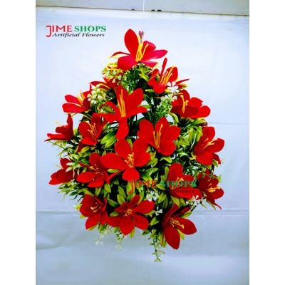 Picture of Artificial 18 Beli Val-bet Flower Gallery in Plastic tob 17Inc/43cm long For Home or Office Decoration - Home Decoration Item - Home Decoration Item (W.L)