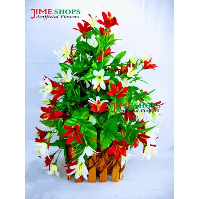 Picture of Artificial Daisy Flower Gallery In Design Bamboo Tob-15in/38cm Long - Home Decoration Item (Jipshi Bamboo)