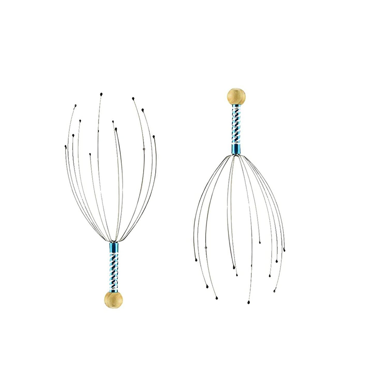 Picture of Metal Handheld Head Massager for Spa or Stress Relax Headache Releif (Steel Head Massager,Int: One size)