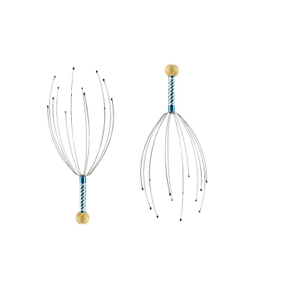 Picture of Metal Handheld Head Massager for Spa or Stress Relax Headache Releif (Steel Head Massager,Int: One size)