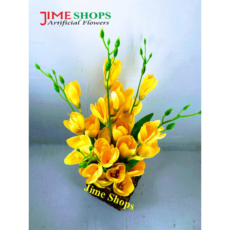 Picture of Artificial Gladiolus Flower In Wooden Design Tob 17inc/43cm (Y GL)