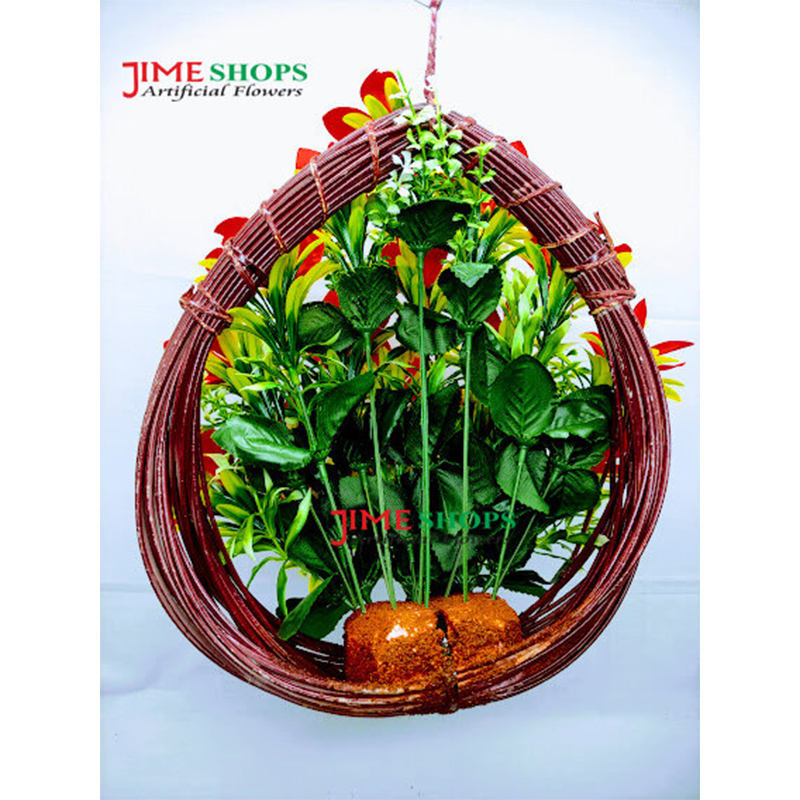 Picture of Artificial Hanging Mini Butterfly Mix Flower For Office Or Home Decoration (9Inc X 10Inc) - Home Decoration Item - Home Decoration Item - artificial flower (H.W Flower)