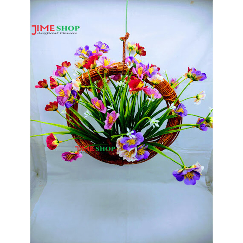 Picture of Artificial Hanging Mini Butterfly Mix Flower For Office Or Home Decoration (9Inc X 10Inc) - Home Decoration Item - Home Decoration Item - artificial flower (Hanging Mini Butterfly Mix)