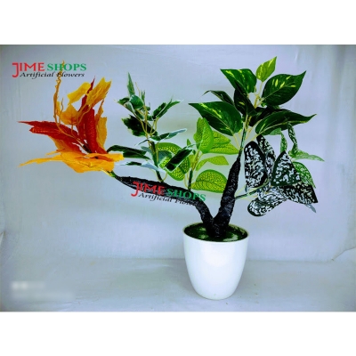 Picture of Artificial Leaves Tree In Round Plastic Tob-15inc (Pro.Tree)