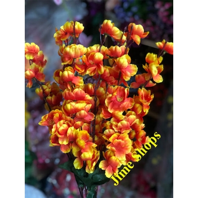 Picture of Artificial Cherry flower bunches 21 inc, jime shops flower bunches (CFB 5)