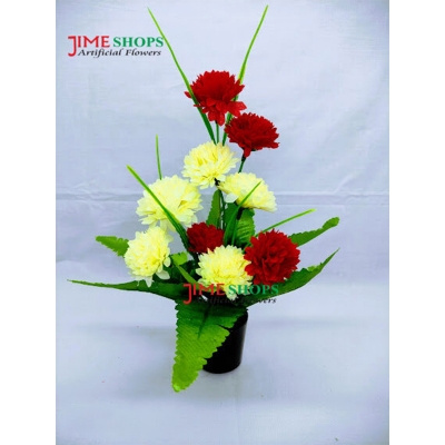 Picture of Artificial Mix Wild Flower In Plastic Tob --11 Inc For Home Or Office Decoration -  Home Decoration Item - Home Decoration Item - Home Decoration Item - artificial flower (SF 3)