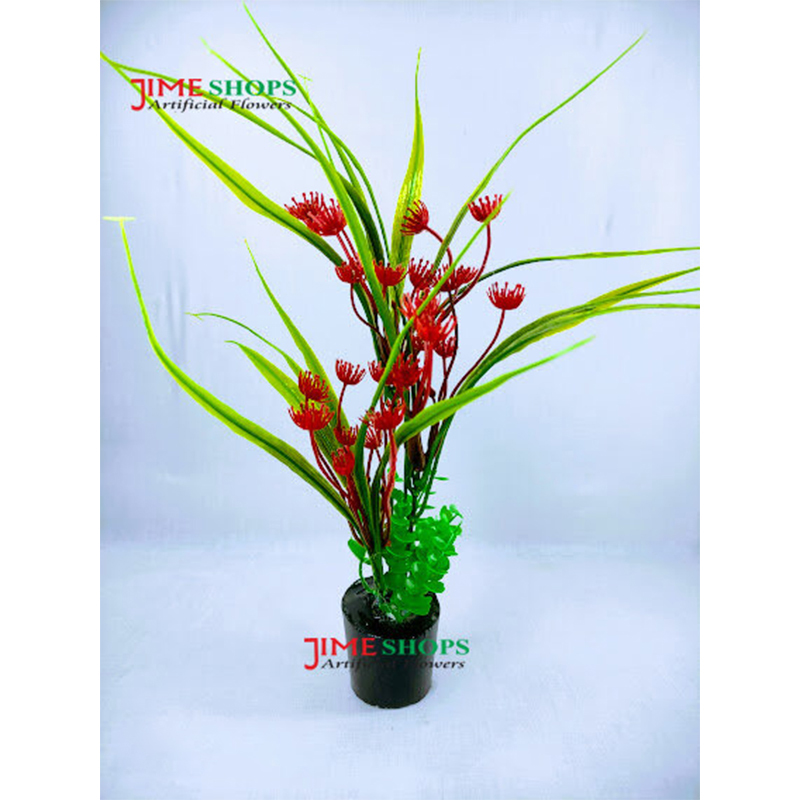 Picture of Artificial Mix Wild Flower In Plastic Tob --11 Inc For Home Or Office Decoration -  Home Decoration Item - Home Decoration Item - Home Decoration Item - artificial flower (SF 7)