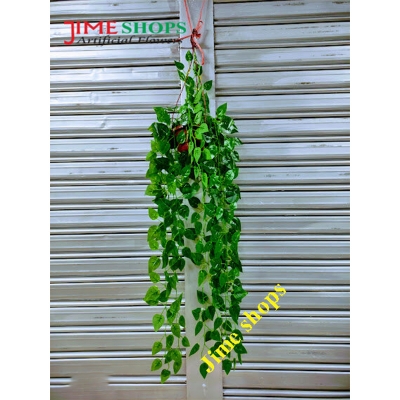 Picture of Balcony Hanging Artificial Leaves and Flower Plastic tob (tob long 18inc) - Home Decoration Item - Home Decoration Item (Hanging L&F 2)