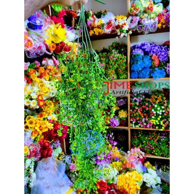 Picture of Artificial Climbing Plant, Creeping Plant, Vine Leaves 9 Lota Set For Decoration By Jime Shops - Home Decoration Item (Vine Leaves 5 Lota)