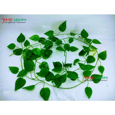 Picture of 1 pcs Artificial Ivy Red Maple Plastic Fake Leaves Garland Home Garden Decoration 7ft long (Vine Type 3)