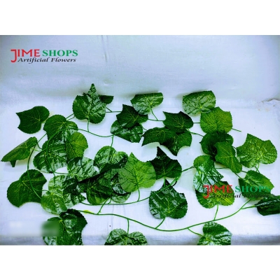Picture of 1 pcs Artificial Ivy Red Maple Plastic Fake Leaves Garland Home Garden Decoration 7ft long (1 Pic Vine Tree)
