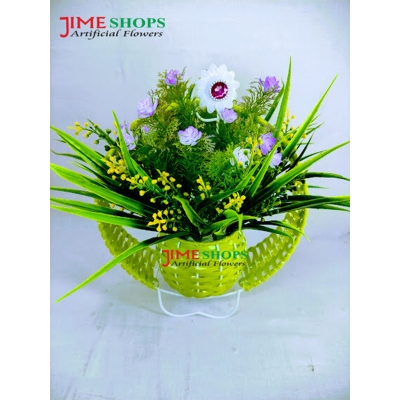 Picture of Artificial flower Bucket 10x10inc For any Kind Of Decoration, Jime Shops Flower - Home Decoration Item (Bucket 2)