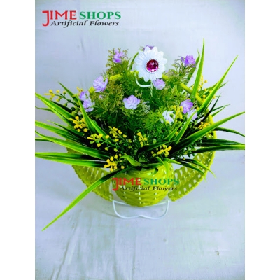 Picture of Artificial flower Bucket 10x10inc For any Kind Of Decoration, Jime Shops Flower - Home Decoration Item (Bucket 2)