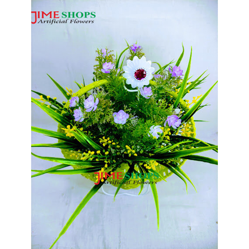Picture of Artificial flower Bucket 10x10inc For any Kind Of Decoration, Jime Shops Flower - Home Decoration Item (Bucket 2)