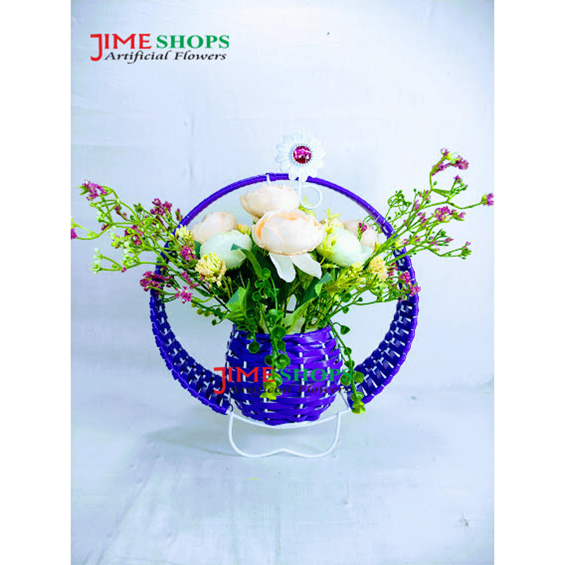 Picture of Artificial flower Bucket 10x10inc For any Kind Of Decoration, Jime Shops Flower - Home Decoration Item (Bucket 3)