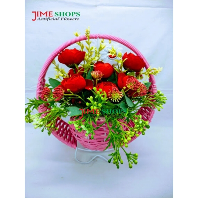 Picture of Artificial flower Bucket 10x10inc For any Kind Of Decoration, Jime Shops Flower - Home Decoration Item (Bucket 1)