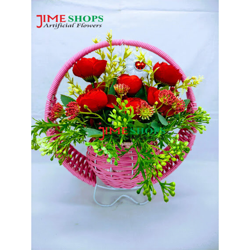 Picture of Artificial flower Bucket 10x10inc For any Kind Of Decoration, Jime Shops Flower - Home Decoration Item (Bucket 1)