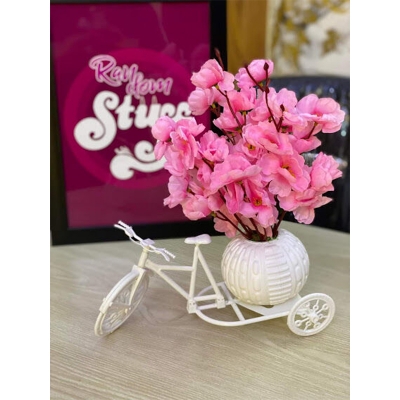 Picture of Artificial Cycle Flower tob with flower, Size 9x11inc, Jime shops flowers & plants (CFT 2)