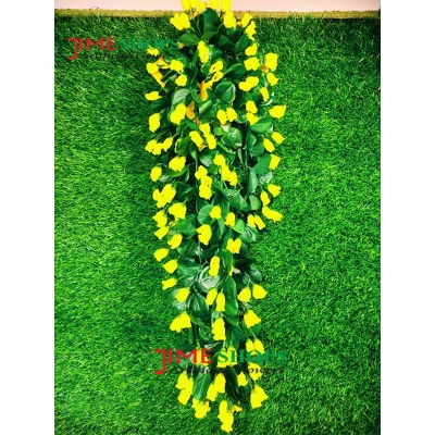 Picture of Artificial Wall Hanging Flower bucket-30inc long,Jime Shops Flowers - Home Decoration Items (Plastic chika tob 2)