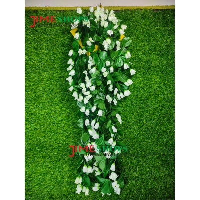 Picture of Artificial Wall Hanging Flower bucket-30inc long,Jime Shops Flowers - Home Decoration Items (Plastic chika tob 3)
