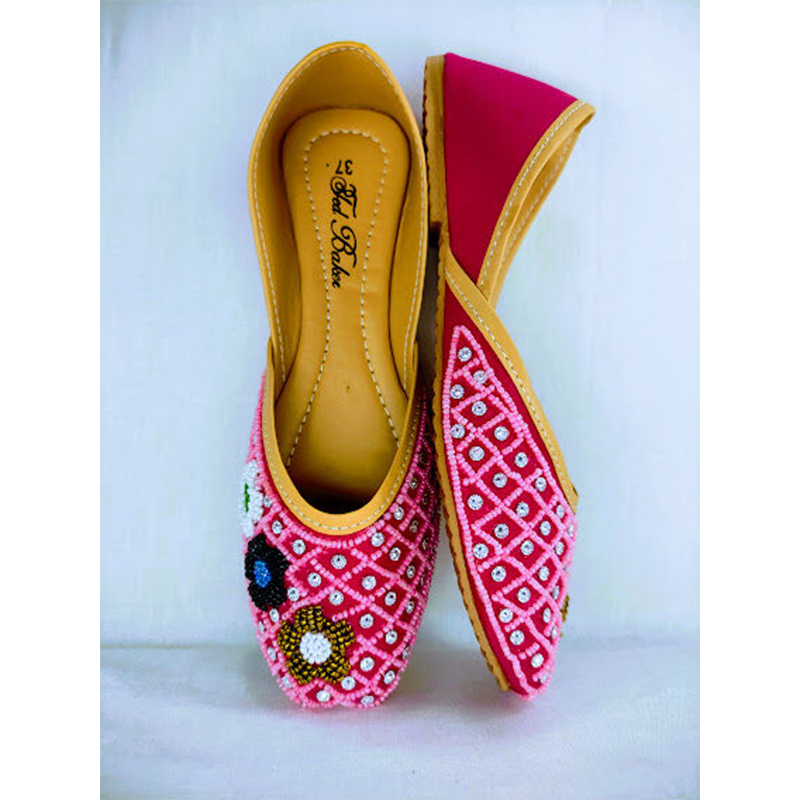 Picture of Premium Quality Soft Nagra Shoes or Sandal For Women, Party wear For Ladies (pink,EU:36)