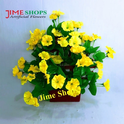 Picture of Artificial 5 Flower For Both Desk Or Hanging In Plastic Tob For Decoration (WHLP 3)