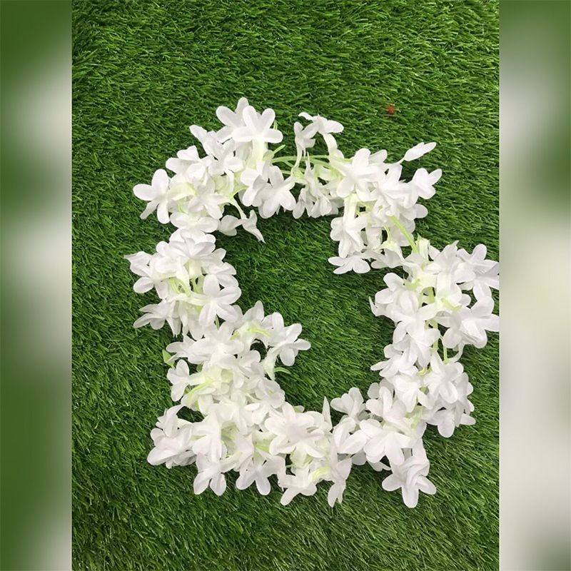 Picture of Artificial Gajra Flower For Women Hair, Weading Hair Gajra, Party Flower For Hair - Hair Band (White,One size fits all)