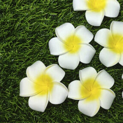 Picture of Artificial Pulmeria Flower Or Kathgolap For hair Decoration (15 pcs)
