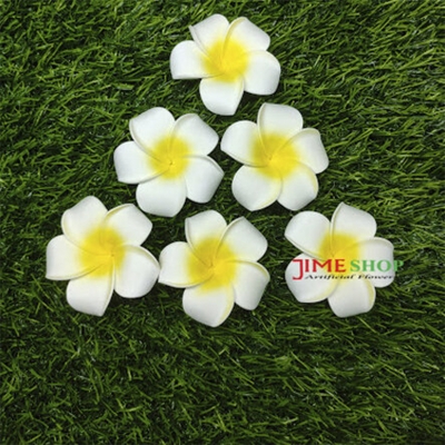 Picture of Artificial Pulmeria Flower Or Kathgolap For hair Decoration (15 pcs)