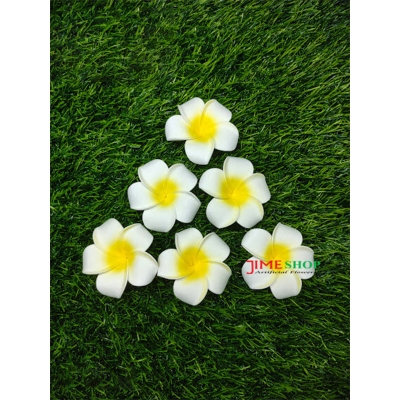Picture of Artificial Pulmeria Flower Or Kathgolap For hair Decoration (10 pcs)