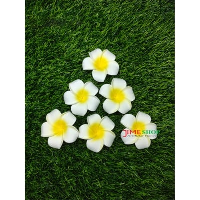 Picture of Artificial Pulmeria Flower Or Kathgolap For hair Decoration (5 pcs)