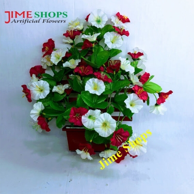 Picture of Wall Hanging Artificial Flower Tob Or Basket 11Inc Long For Wall Decoration - Home Decoration Item (HK5)
