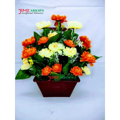 Picture of Wall Hanging Artificial Flower Tob Or Basket 11Inc Long For Wall Decoration - Home Decoration Item (HK4)
