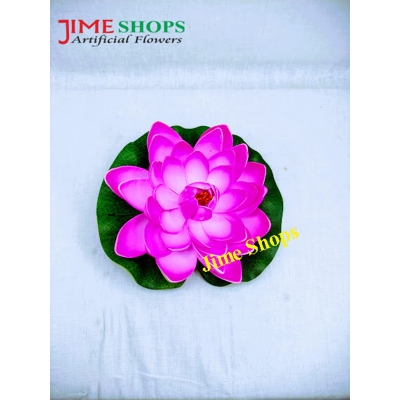 Picture of 10cm/18cm Fish Tank Artificial Water Lily Pond Decor Yousheng Floating Foam Lotus Fake Flower Plants (WL 1)