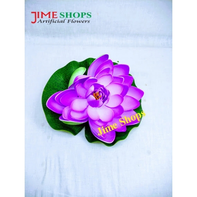 Picture of 10cm/18cm Fish Tank Artificial Water Lily Pond Decor Yousheng Floating Foam Lotus Fake Flower Plants (WL 2)