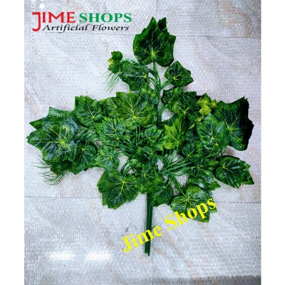Picture of Artificial Maple Leaf for Wedding Party Garden Decoration, Autumn Leaves branches - Home Decoration Item (Green 6 pic)