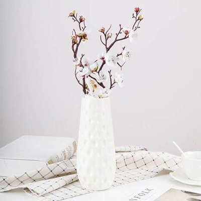 Picture of Desktop decorative vase Plastic Vases Home Decor Anti-ceramic Vases Imitation Rattan Flower Vase European Wedding Modern Decorations Unbreakable Basket vases ,Empty Flower Tob (C2)
