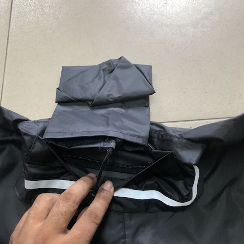 Picture of Orbit 007 Rain Coats for Men Waterproof Jacket and Pant with Bag, Biker Raincoat (007 Black,18years+)