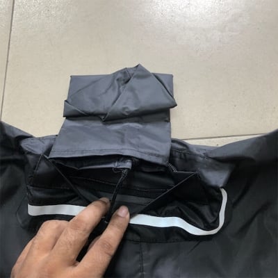 Picture of Orbit 007 Rain Coats for Men Waterproof Jacket and Pant with Bag, Biker Raincoat (007 Black,18years+)