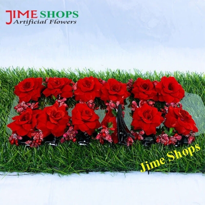 Picture of Rose Hair Clip Flower Hairpin Red Flower Hair Clip (Design A,Int: One size)