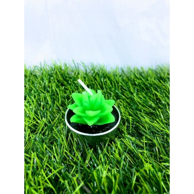 Picture of Cactus Tealight Candles Set, Handmade Delicate Succulent Cactus Artificial Succulents Tealight Candles Perfect for Birthday Party Valentine's Day Wedding Spa Home Decor (Cac C 4)
