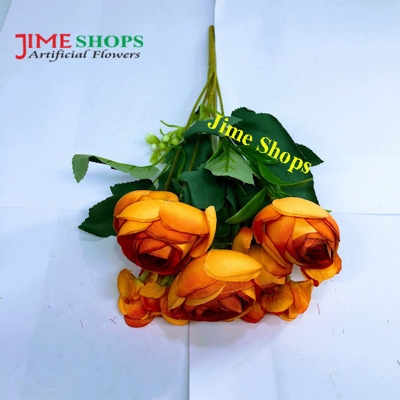 Picture of Artificial 5 laddhu flower bunches 11 inc (SLFB2)