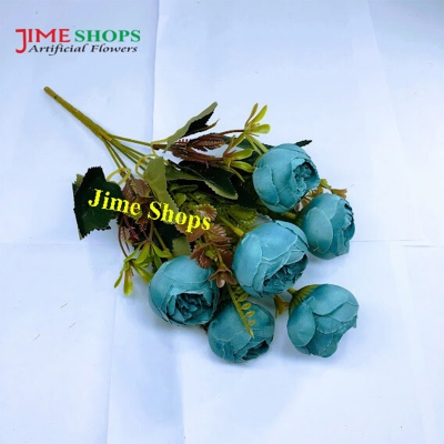 Picture of Artificial 7 laddhu flower bunches 12 inc long (MLFB1)
