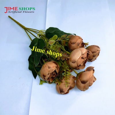 Picture of Artificial 7 laddhu flower bunches 12 inc long (MLFB2)