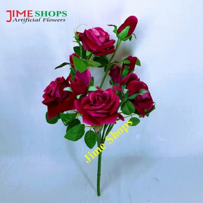 Picture of Artificial roses flower bunches 16 inc long (BRFB1)