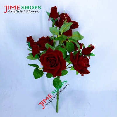 Picture of Artificial roses flower bunches 16 inc long (BRFB2)