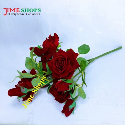 Picture of Artificial roses flower bunches 16 inc long (BRFB2)